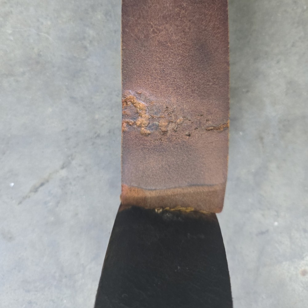 Antique Illinois Razor Strop Co No. 6509 Leather Razor Sharpening Strap