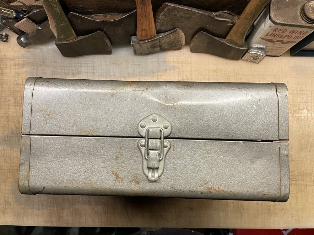 Vintage Dunlap Tool Box - Portable Power Tool Workshop Tool Box