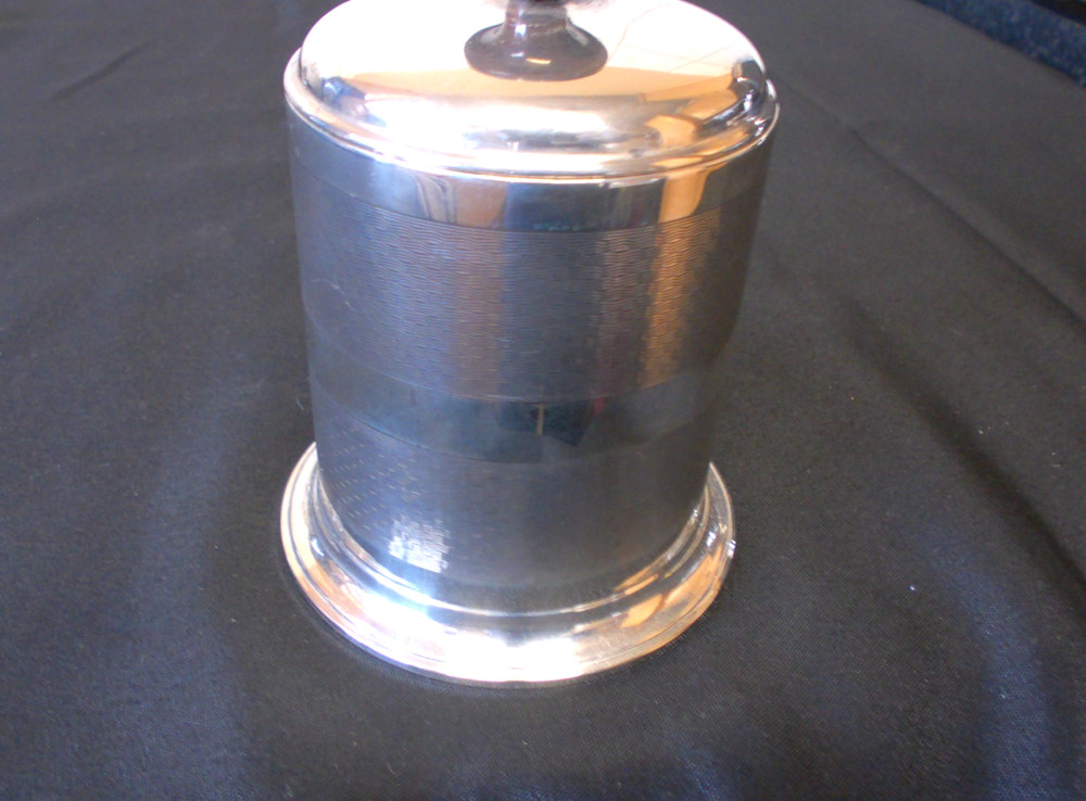 Solid Silver Rare Cigarette Dispenser Hallmarked Date 1931 Art-Deco By Joseph Gl