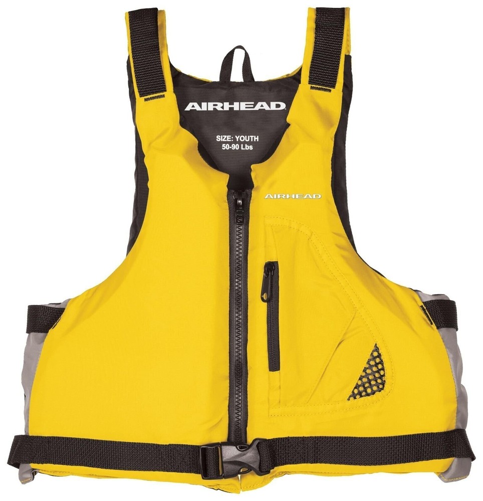 AIRHEAD YUKON BASE Paddle Vest, Yellow, Universal