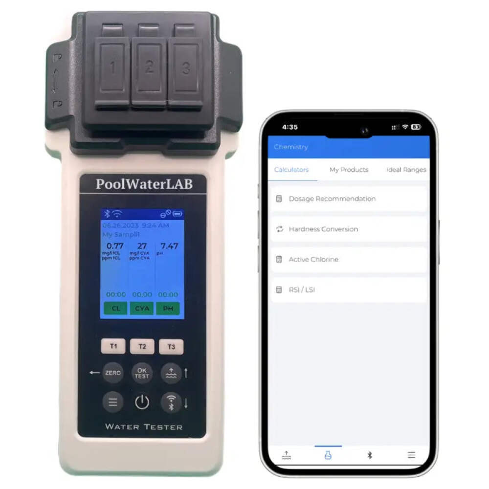 Pool Water Tester - Accurate Pool Water Testing Kit, Ultimate Smart Digital Test