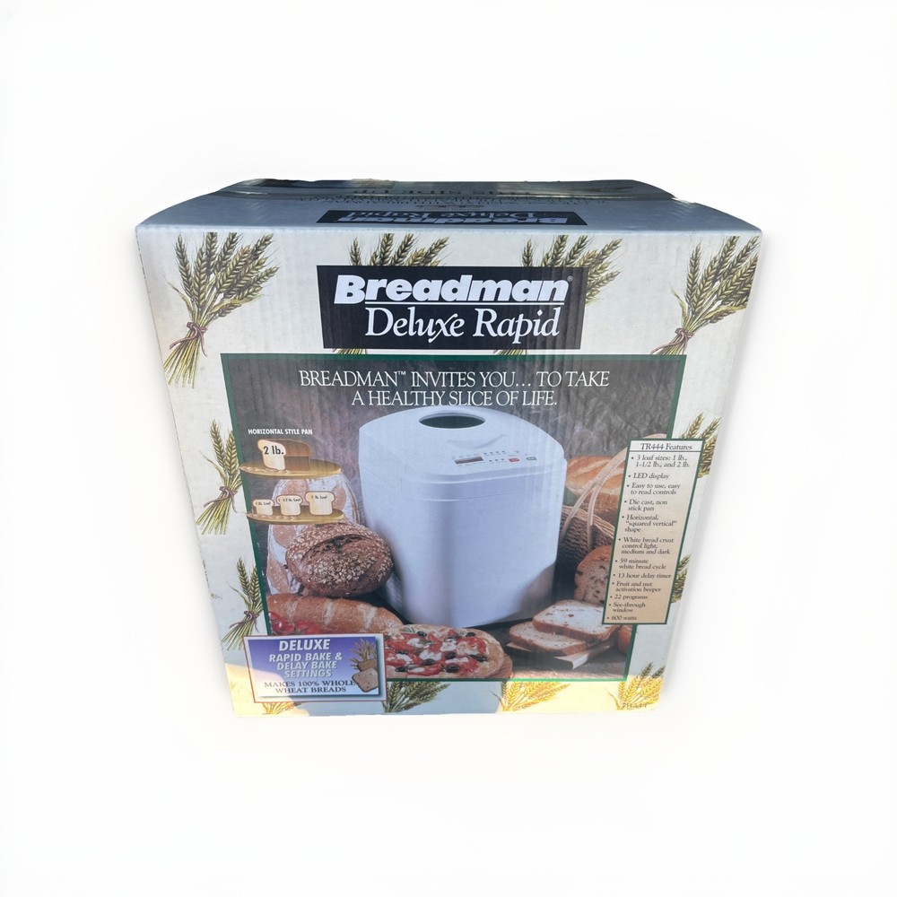 BREADMAN TR444 Deluxe Rapid Automatic Breadmaker Machine New