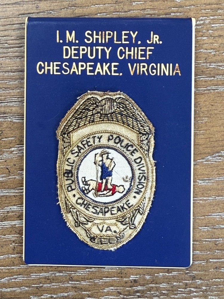 Obsolete Deputy Chief Patch (Chesapeake, Virginia)