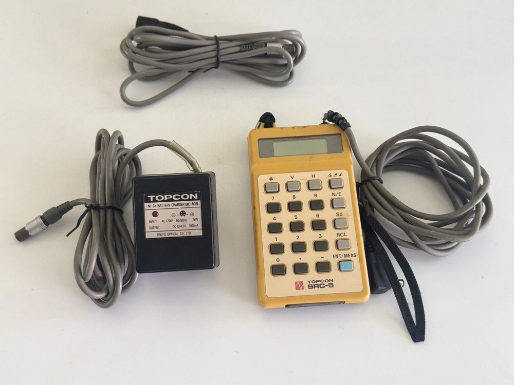 Topcon GTS-2B Total Station ~ Case, Controller, & Accessories - Untested, As-Is