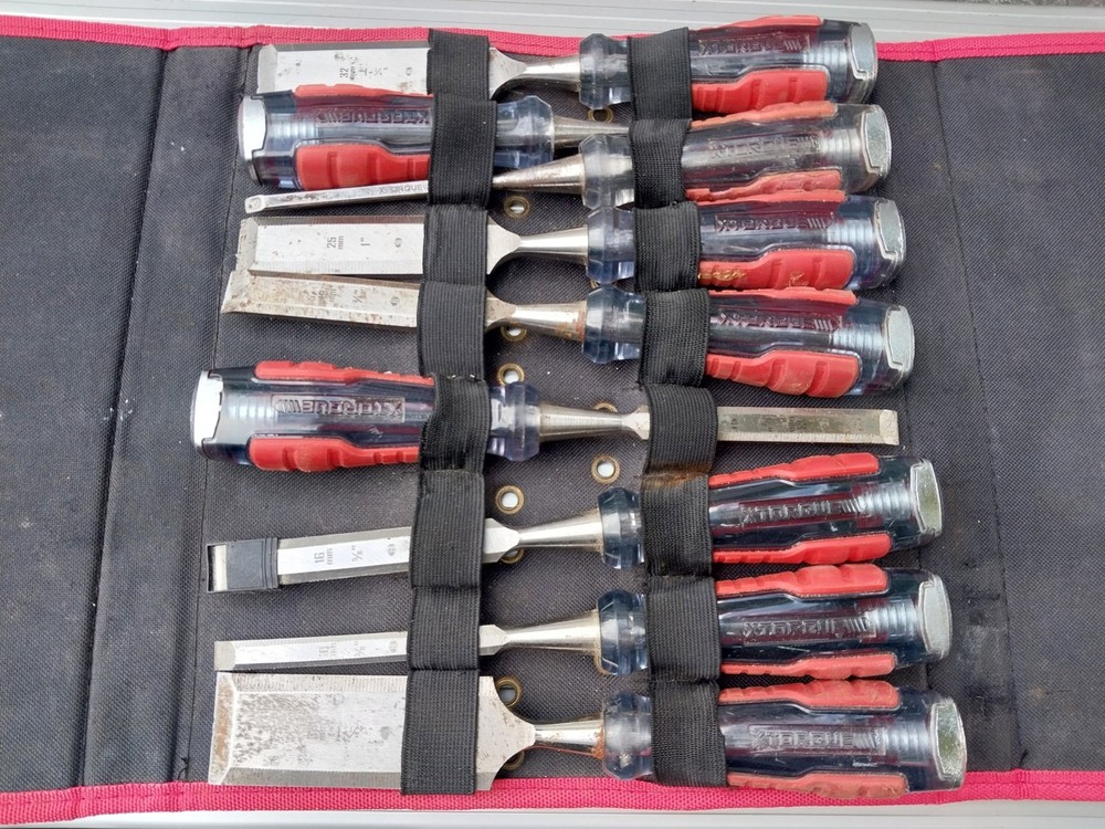Xtorque Go-Thru Steel Core 9 Pce Chisel Set