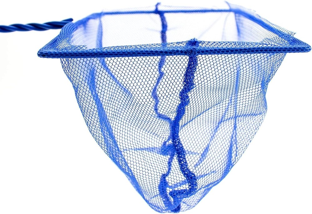Compact Quick Net for Fishkeeping - Durable 4" x 3" Mesh Net with Grip Handle