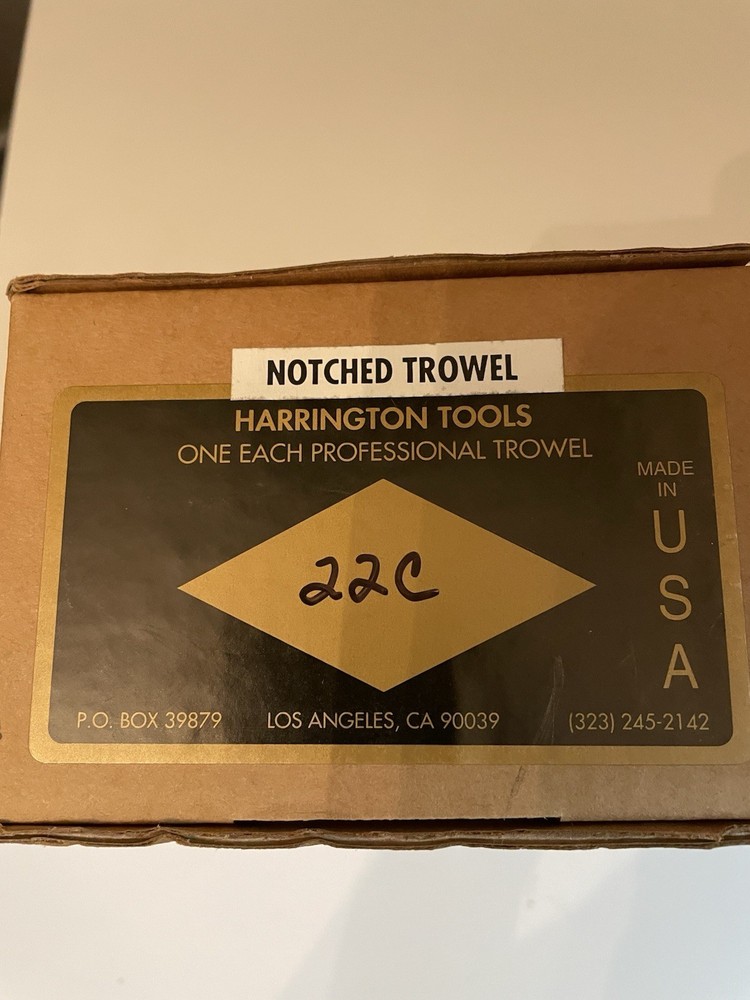 Notched Trowel