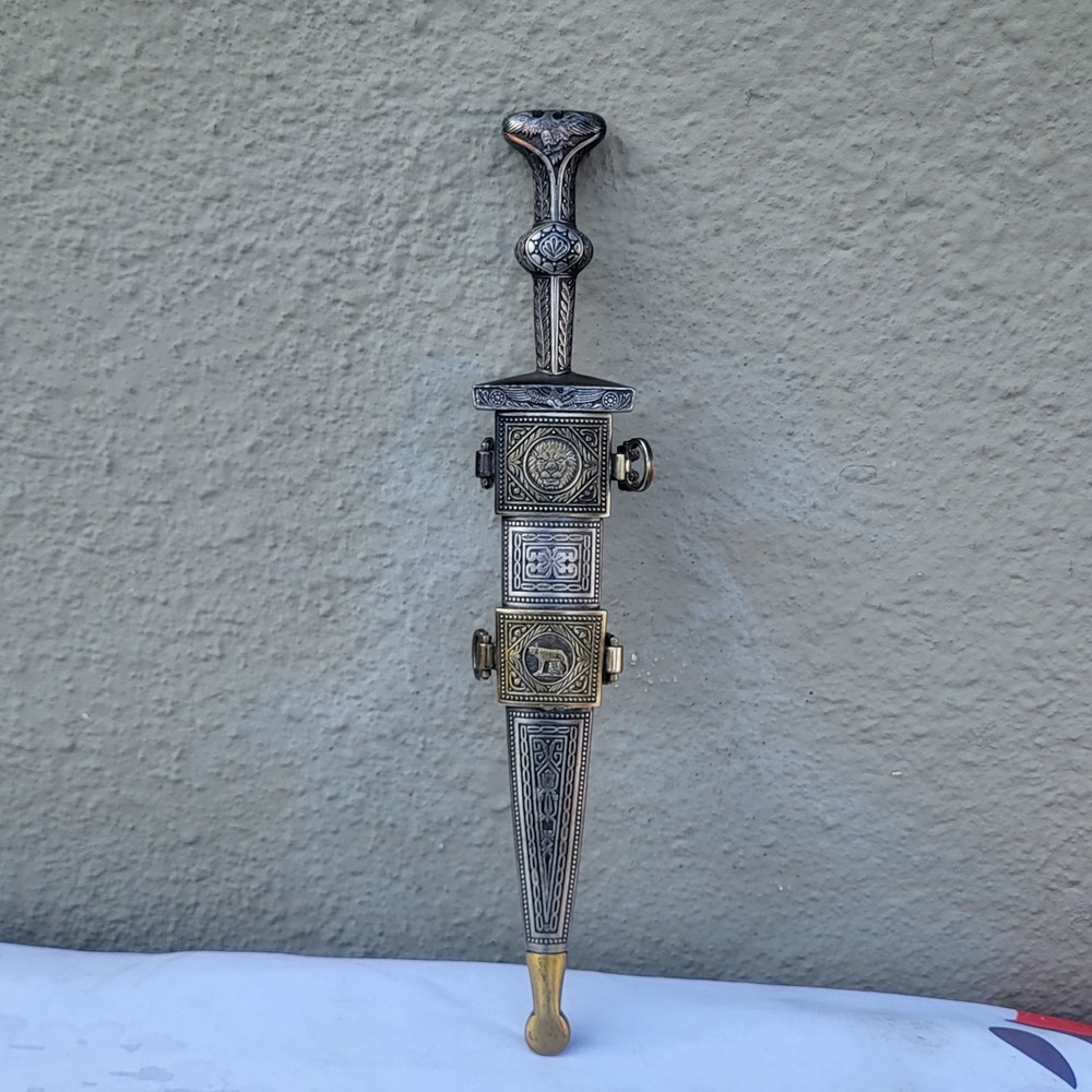 Roman Empire Dagger - Historic - Engraved - Julius Caesar - Denix Replica