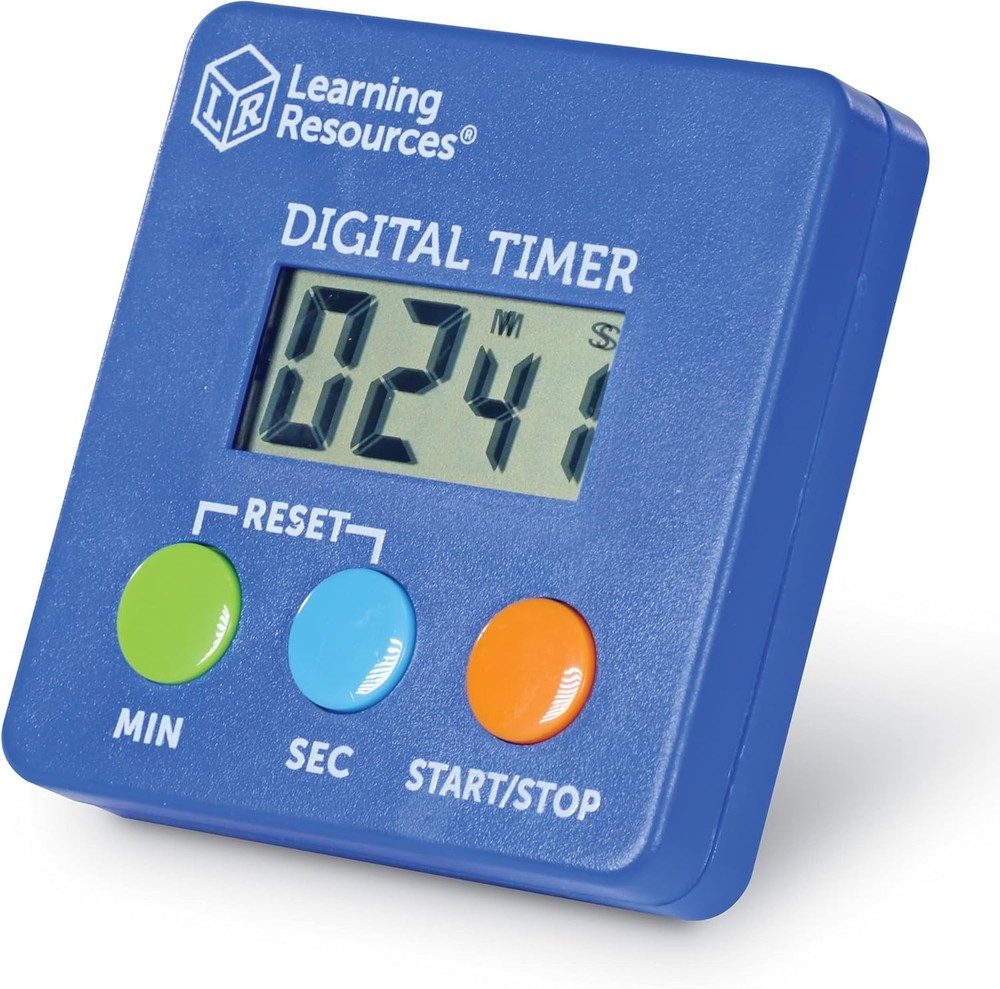 Learning Resources Digital Timer Counts Down and Up