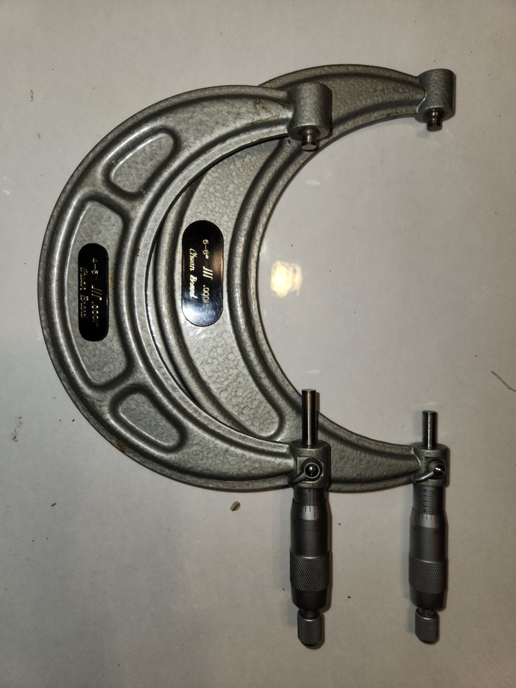 Micrometer Set (2 pcs) 4"-5" 5"-6"