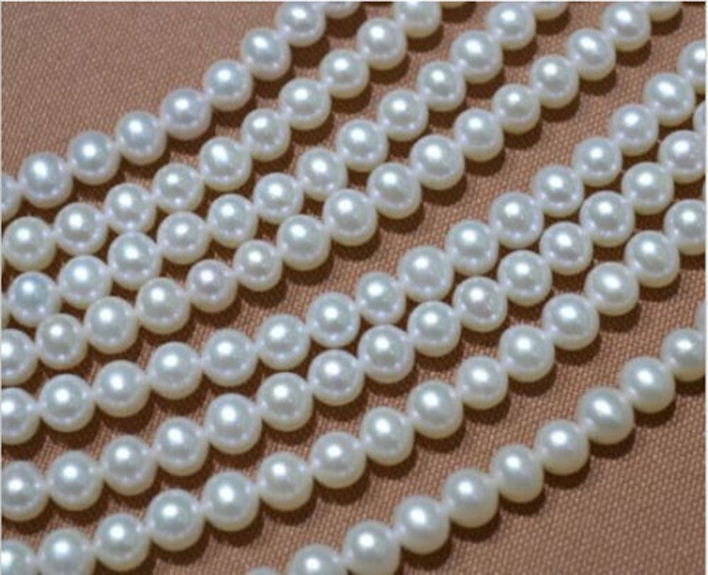Genuine 4-10mm White South Sea Pearl Round Loose Beads 15" Strands AAA