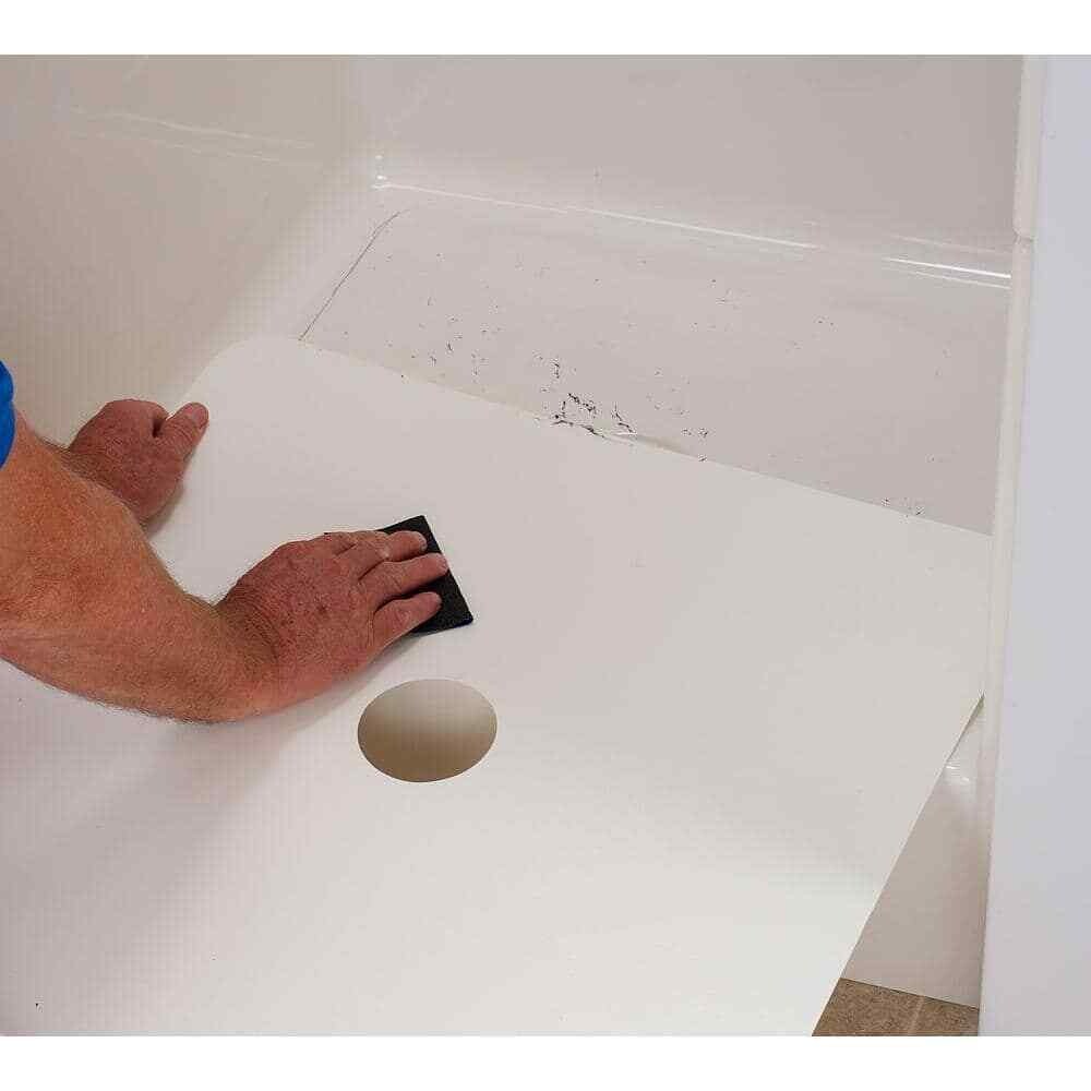 Napco NuTub Shower Bathtub Base Floor Repair Kit Inlay 22" X 40" White