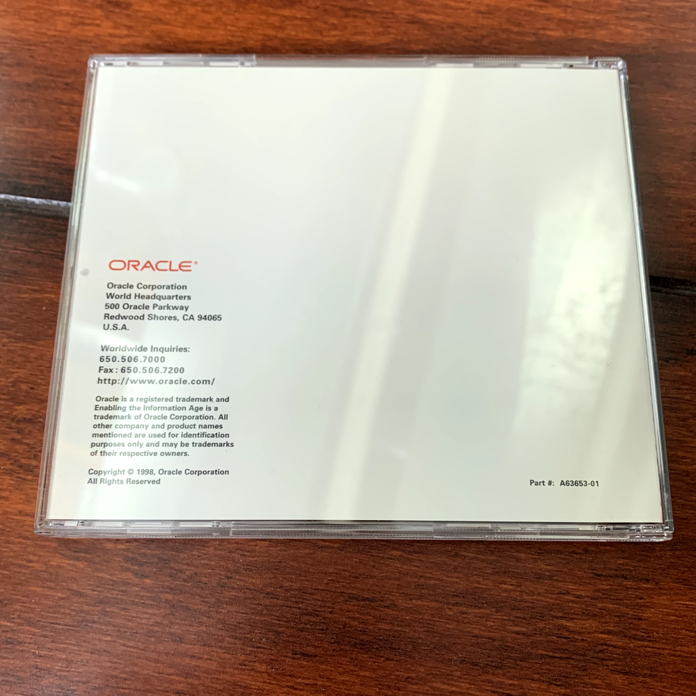 Oracle8 Oracle 8 Personal Edition Windows NT 95 Software VTG Big Box