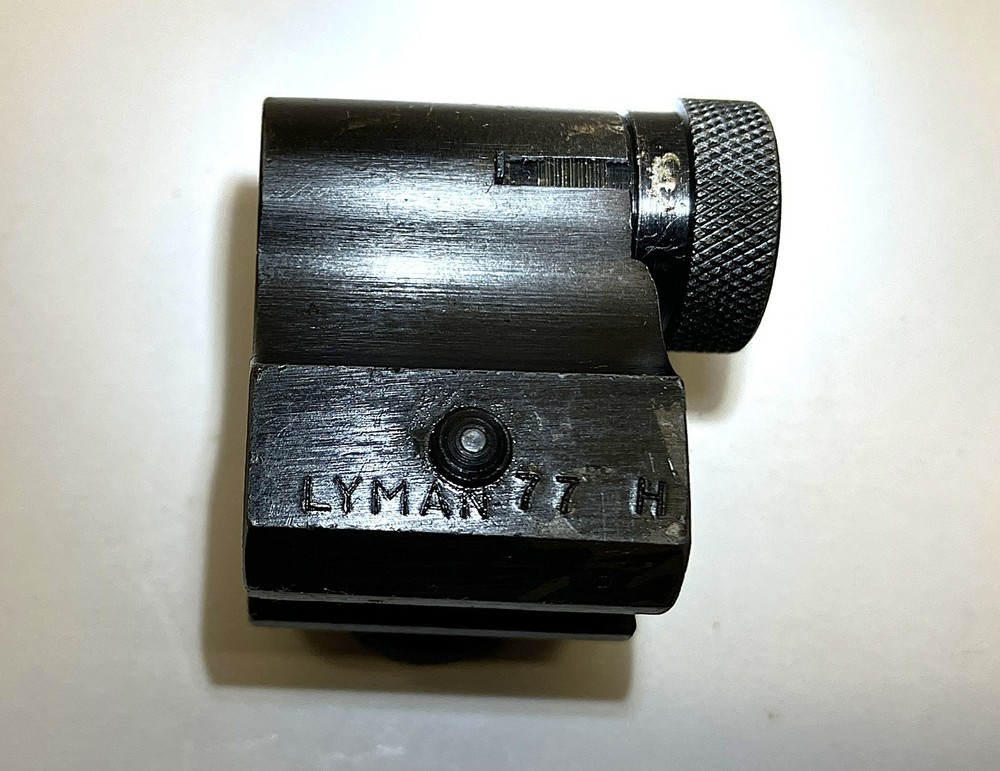 Vintage Lyman 77 H Front Globe Sight w/One Insert