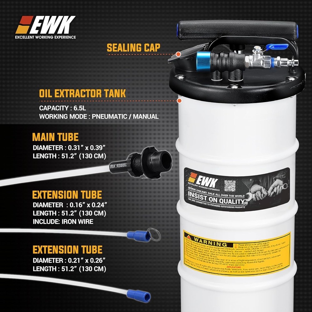 Versatile Oil Change Pump & Fluid Extractor - Ensuring Spill-Free Maintenance