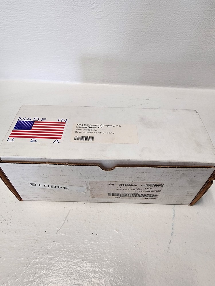 KING FLOW METER 74612342W NEW