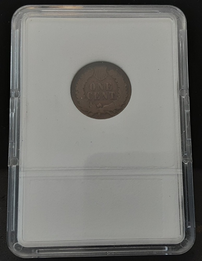 1898 INDIAN HEAD CENT- GOOD - IN PLASTIC CASE - K246