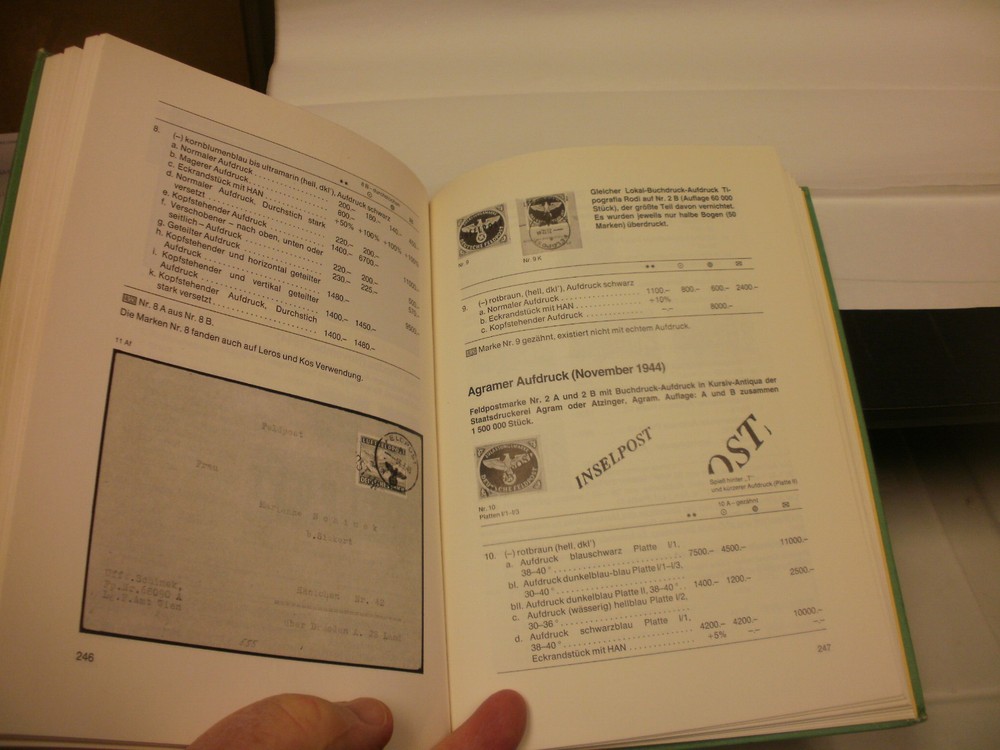WW II era GERMAN POSTAGE, Michel Handbuch-Katalog Deutsche Feldpost 1937-1945