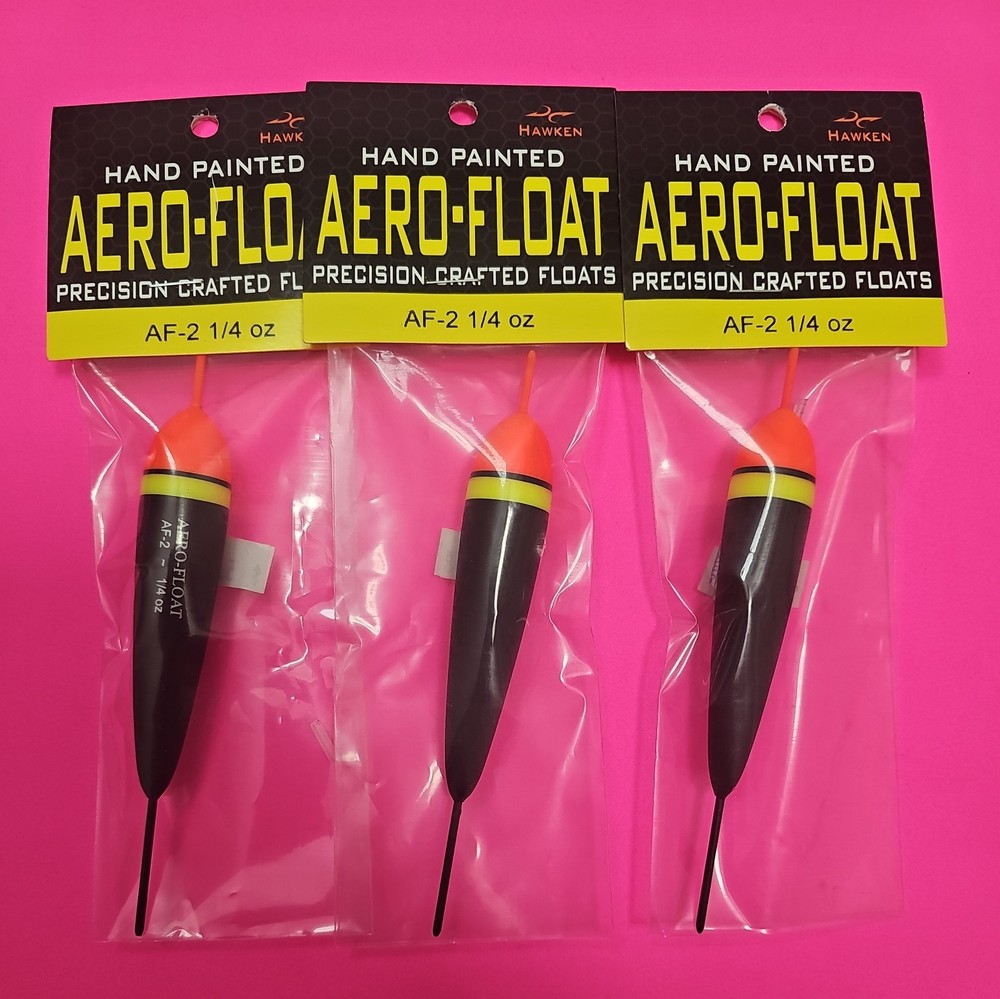 S-AF5. FREE SHIPPING.  Aero-float AF-2.  1/4 Oz. Three pack.