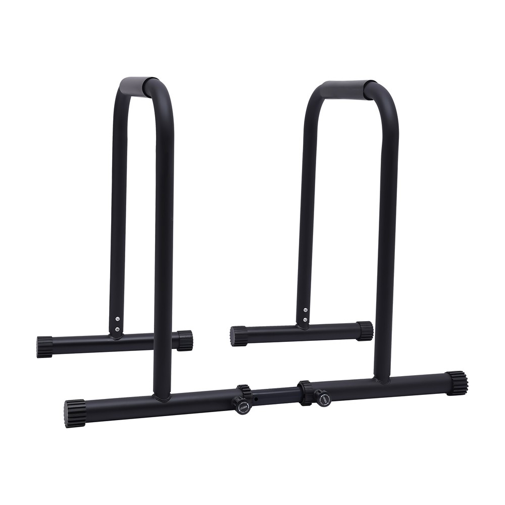 Portable Adjustable Dip Bar for Versatile Home Strength Training.