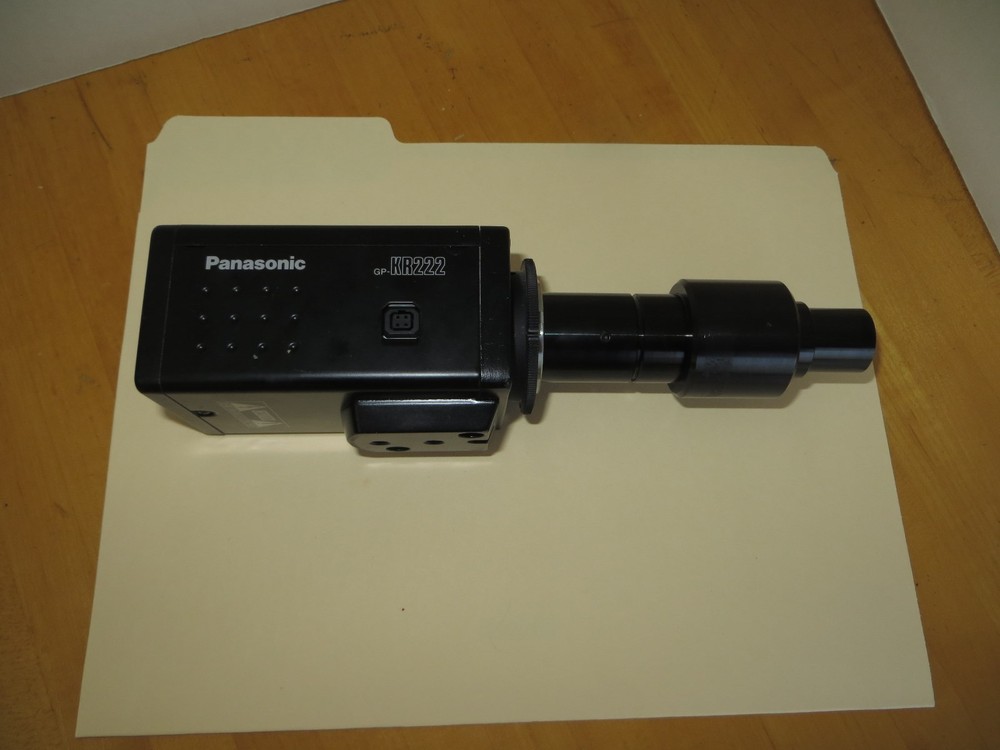 Panasonic Industrial Camera With Microscope Adaptor GP-KR222E