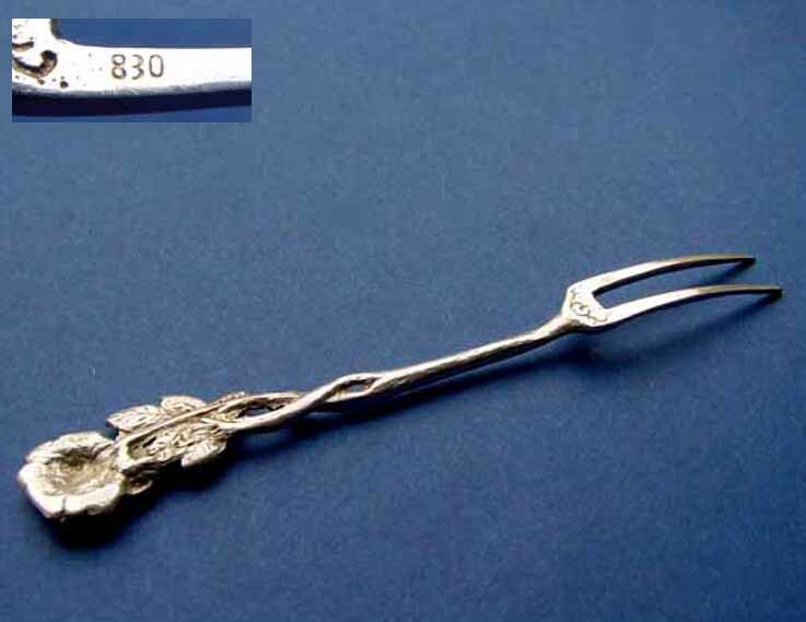 Serving Fork, Rose, 830 Silver C57