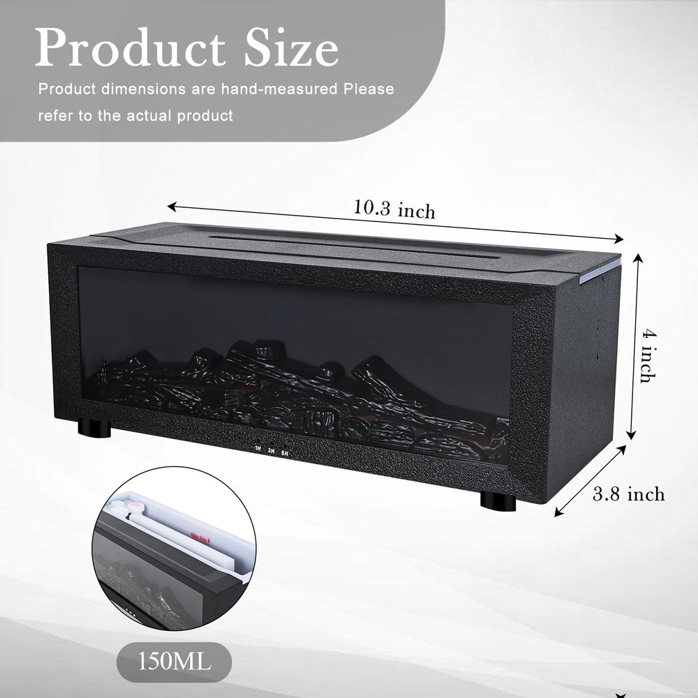 Fireplace Aroma Diffuser with Remote Control - 7 Color Changing LED... Fast Ship