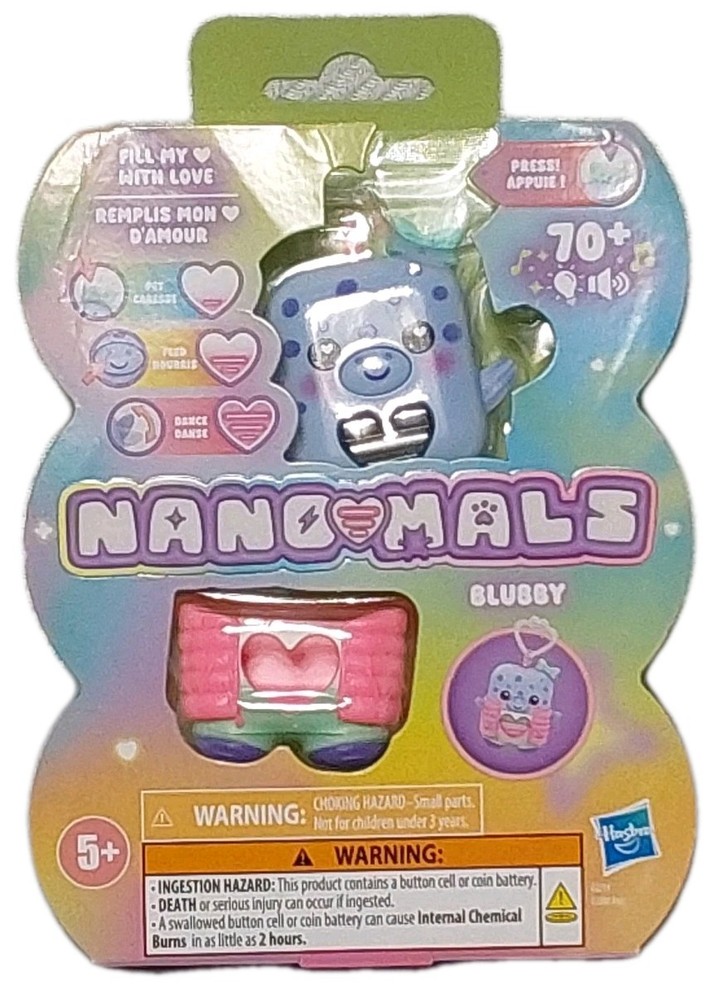 Hasbro Nanomals Blubby Interactive Pet Narwhal Whale