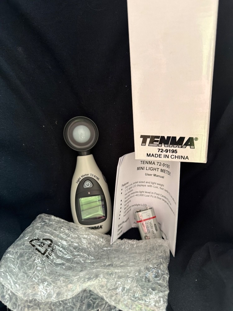 Tenma 72-9195 4000 LUX MAX Auto Ranging Light Meter