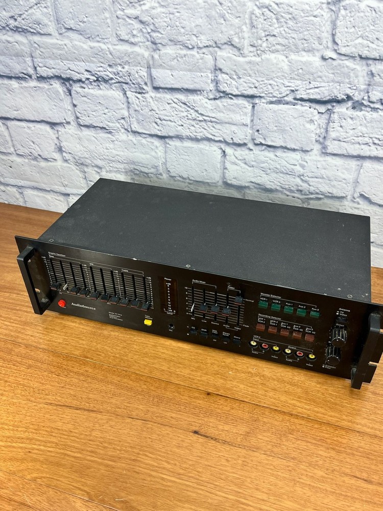 Vintage Rare Audiosource AV-ONE Audio/Video Selector And Processor Equalizer