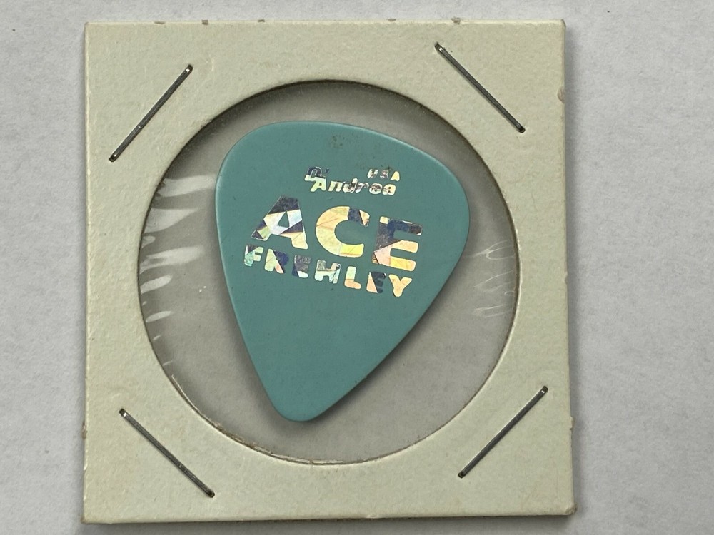 KISS Guitar Pick ACE FREHLEY D'Andrea Bad Boys Concert Tour Plectrum Vintage
