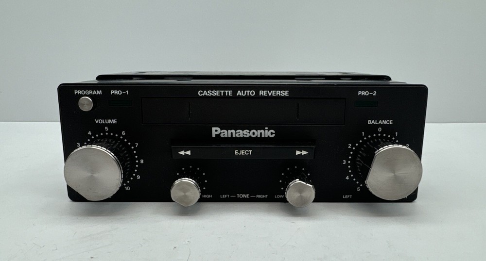 Panasonic Car Cassette Player Model Cx-7100eu Auto Reverse Works!