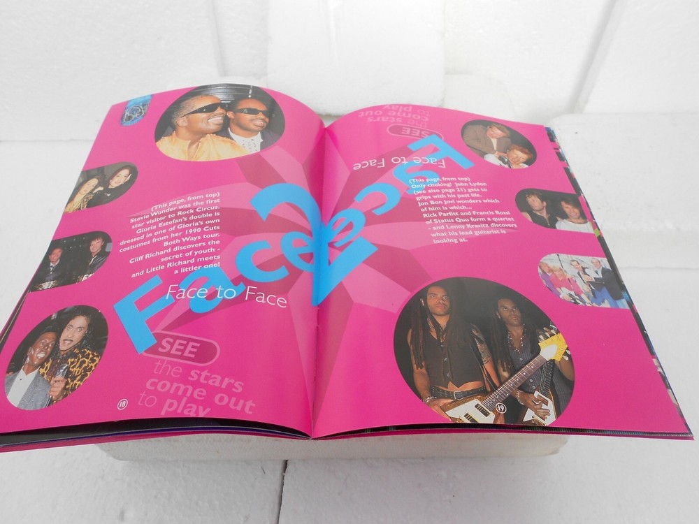 Rock circus piccadilly circus London programme from the 1990,s