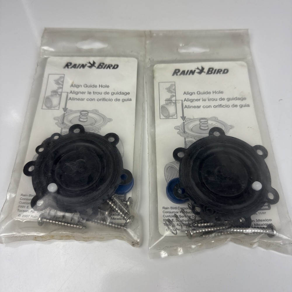 2 RAINBIRD Replacement Diaphragm Sets DRK-CP/CPF Sealed NEW