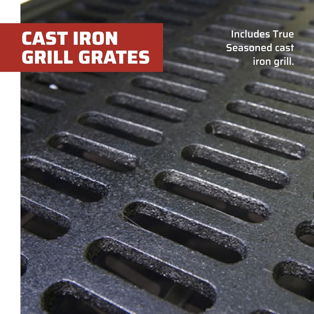 Premium Hinged Lid Barbecue Box for 2-Burner Grills