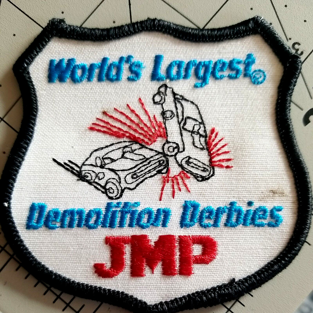 RACING PATCH 💥 WORLD'S LARGEST DEMOLITION DERBIES JMP 💥 CAR DERBY DB2