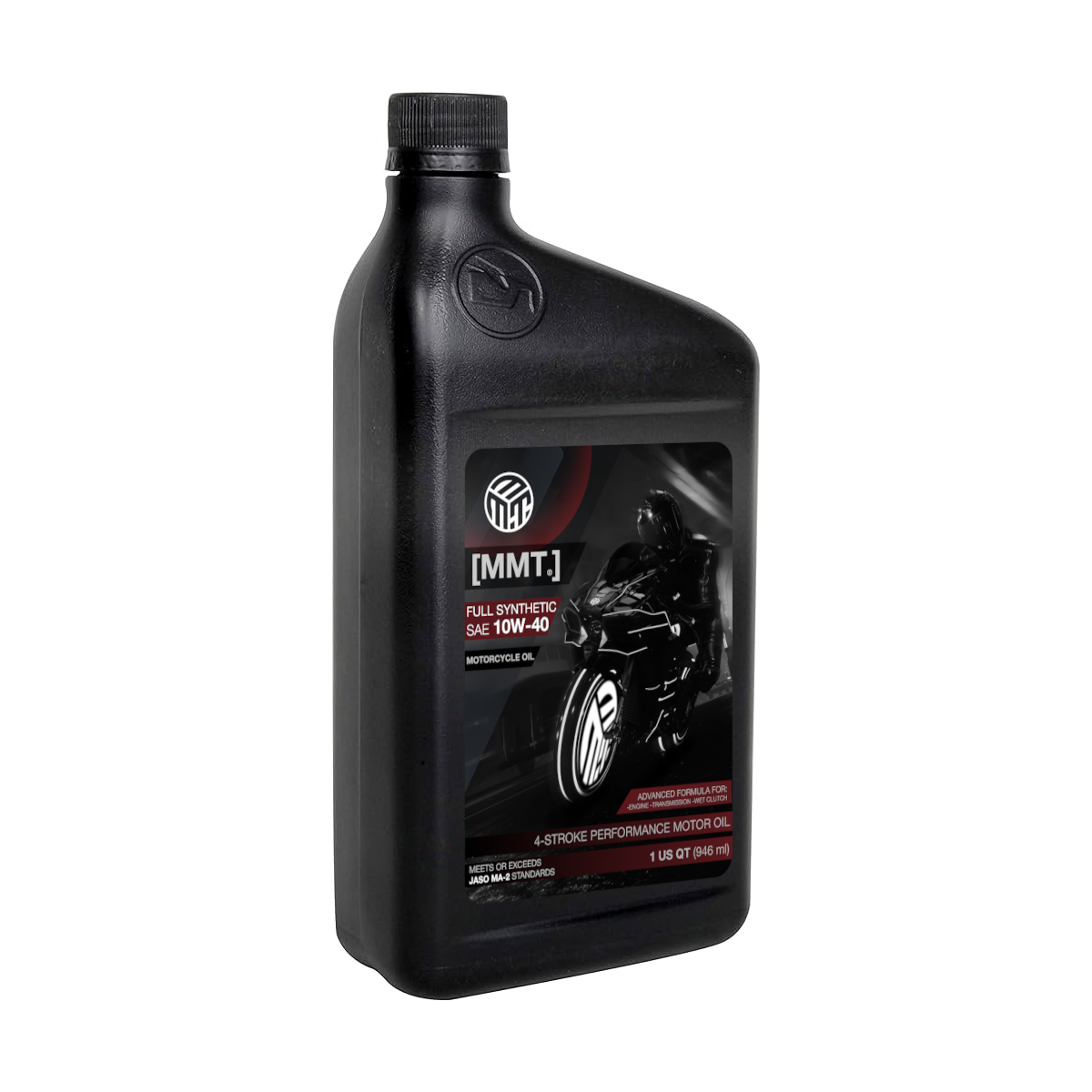 6 Quarts (6 QT / 1.5 Gallon) 6 PACK MMT® Full Synthetic 10W-40 Motorcycle Oil