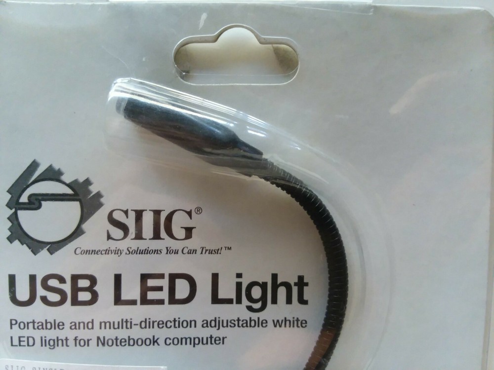 SIIG USB LED light portable multi-direction adjustable White LED notebook device