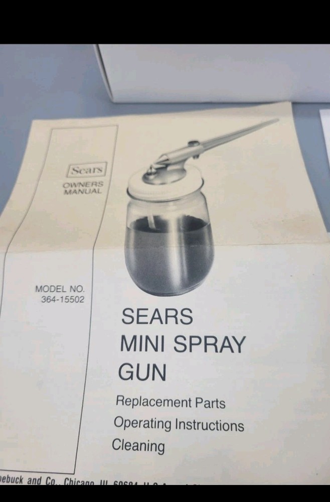 Vintage Sears Air Brush set