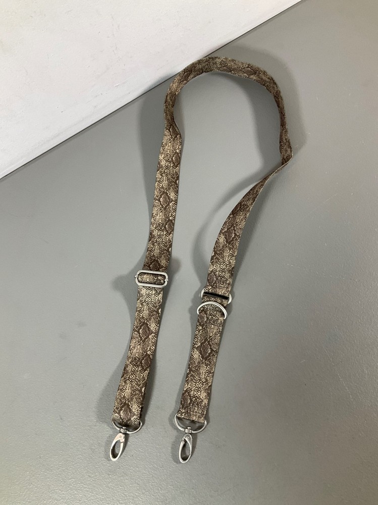 Baggallini Slim Strap Luggage Accessory - Durable Nylon, Tan Python Color, Trave