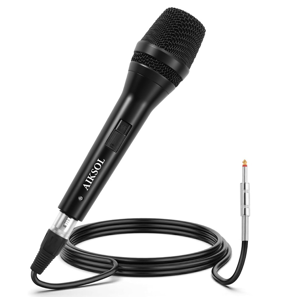 Wired Microphone for Singing,Professional Vocal Dynamic Handheld Karaoke,Card...