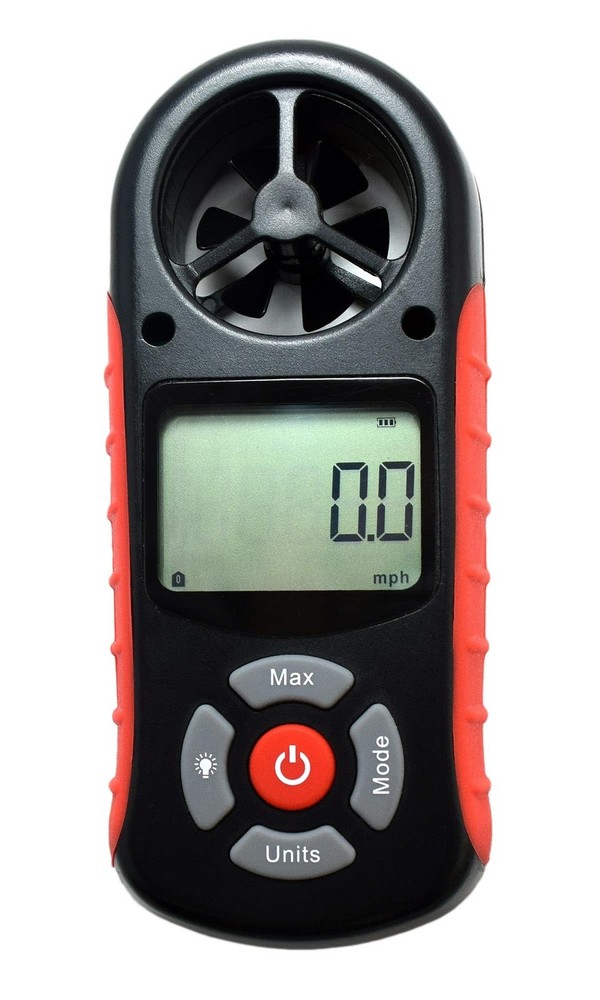 eA990R Anemometer by ennoLogic – 8 Parameters: Wind Speed, Wind Chill, Air Te...