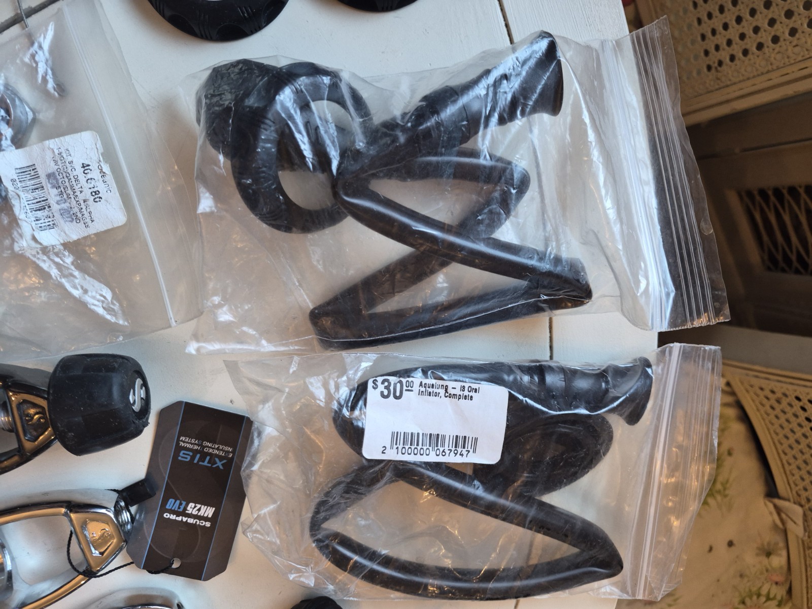 Huge Lot of Scuba Diving Equipment - Mares, Oceanic, Atomic, Apollo & More! Read