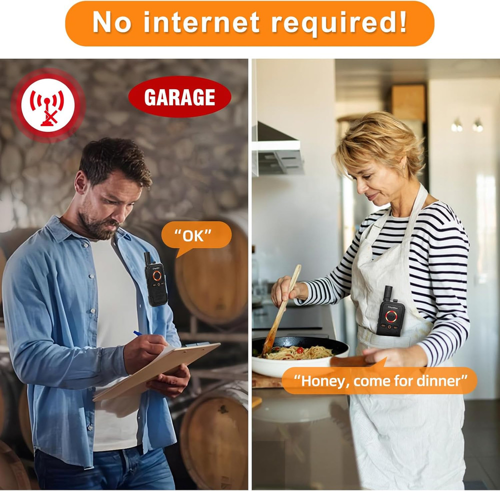 ChunHee Wireless Intercom System for Home Caregiver Pager Intercom for Elderly w