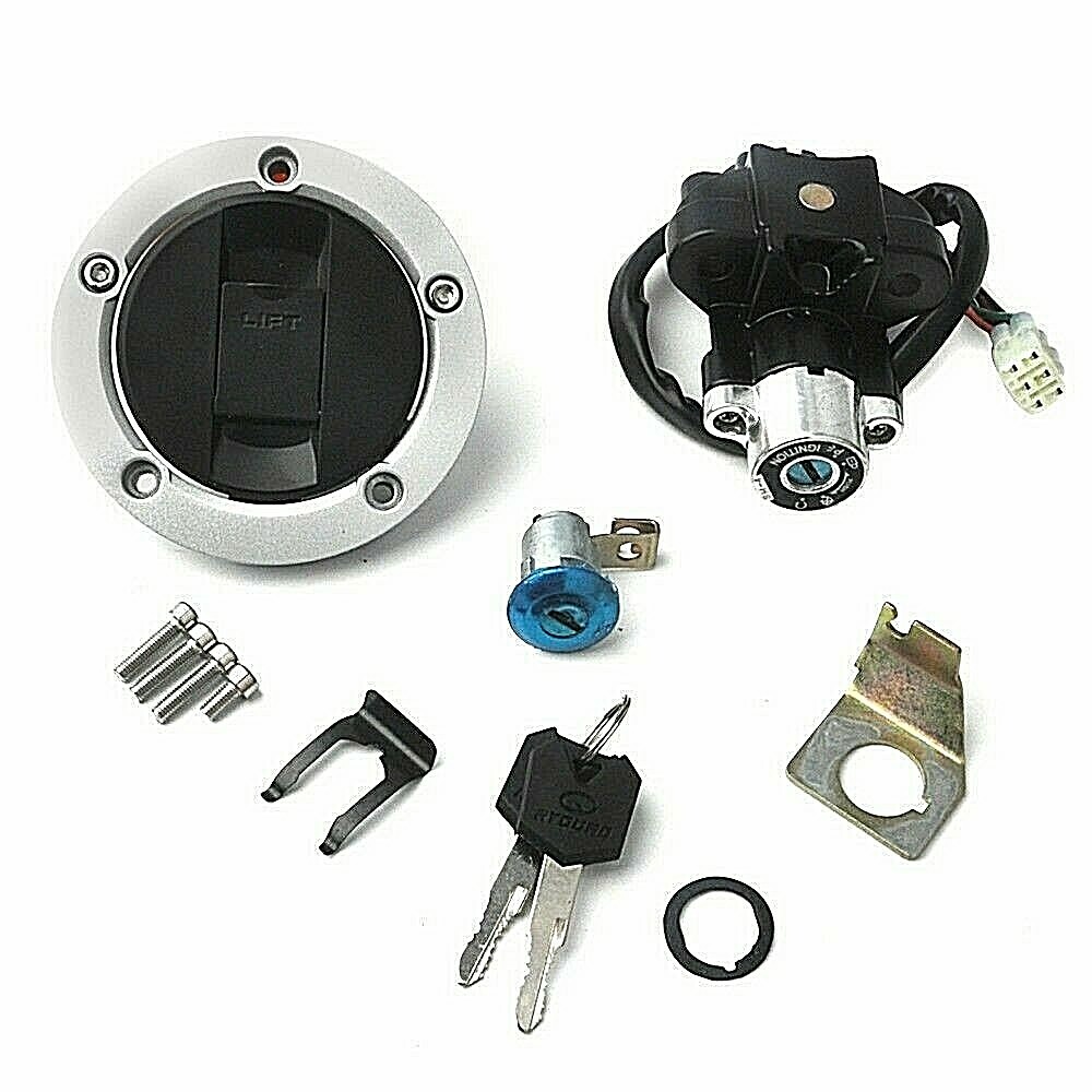 Fit For Suzuki GSXR600 750 1000 SV650 Ignition Switch Fuel Gas Tank Cap Lock Key