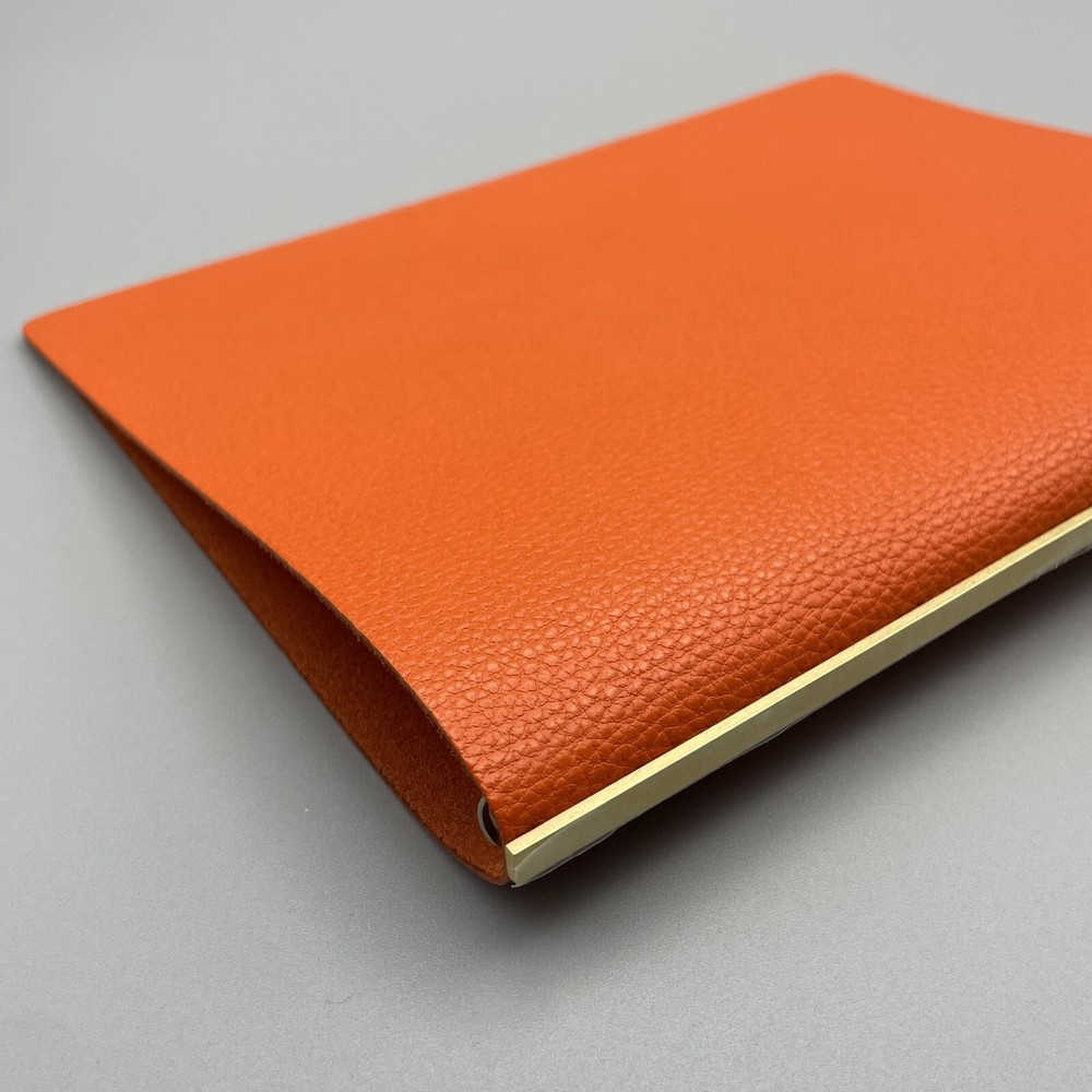 PLOTTER 5003 A5 6-Ring Shrink Leather Binder with Accessories NEW from Japan