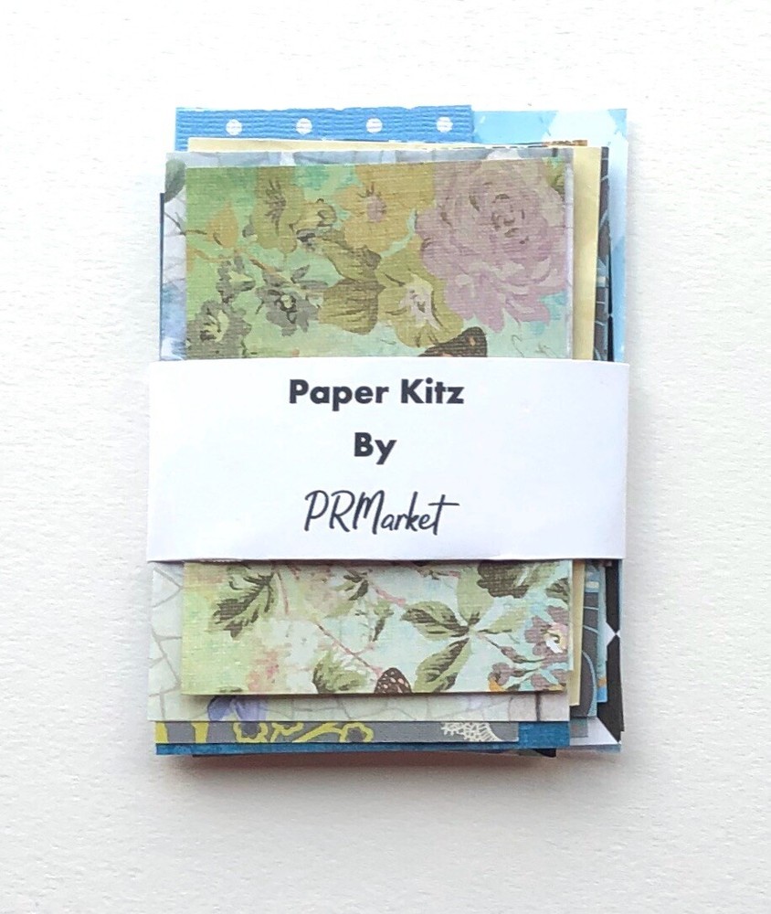 2 Sets Paper Kitz Scrapbook Papers. Each Set 25 Papers For Craft Projects