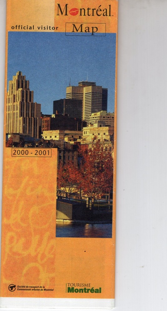 Montreal 2000-2001  Official Visitor Map