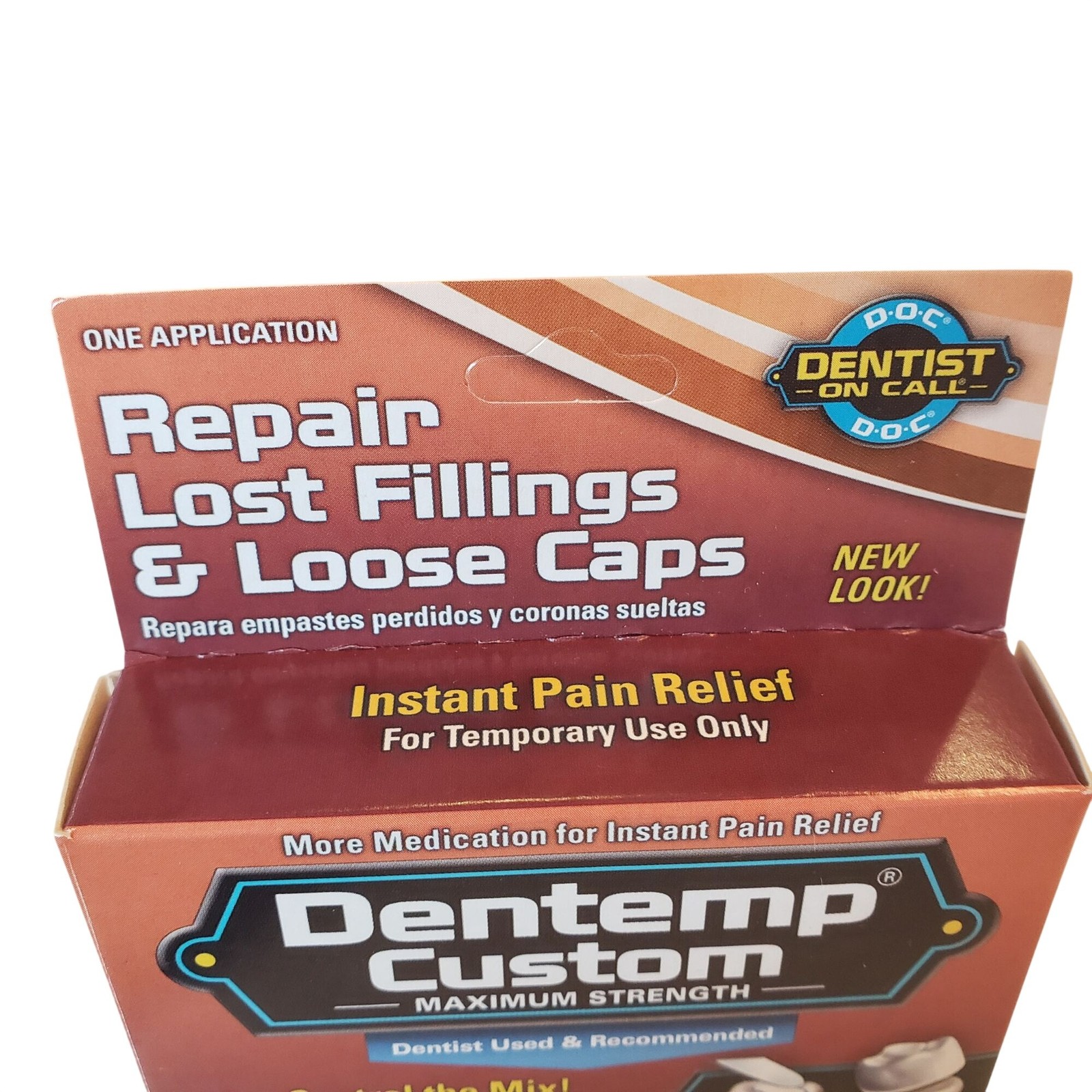 Dentemp Custom Repair Lost Fillings & Loose Caps D.O.C. Dentist on Call