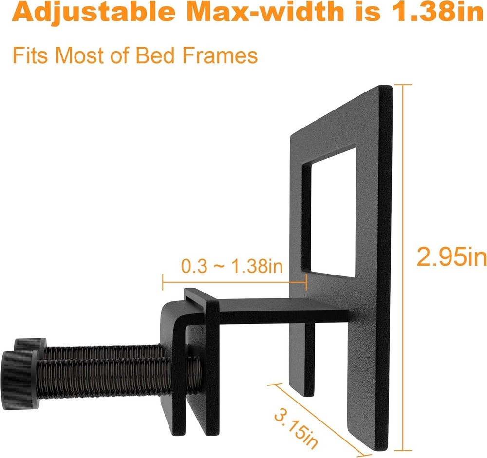Durable Adjustable Mattress Gaskets – 6-Pack Solution for Sliding Mattresses